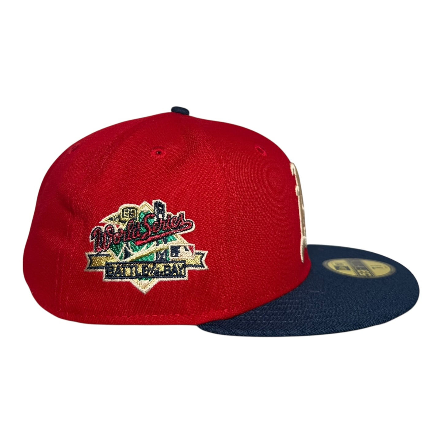 Oakland Athletics 1989 World Series Battle of the Bay Red New Era 59Fifty Fitted Hat