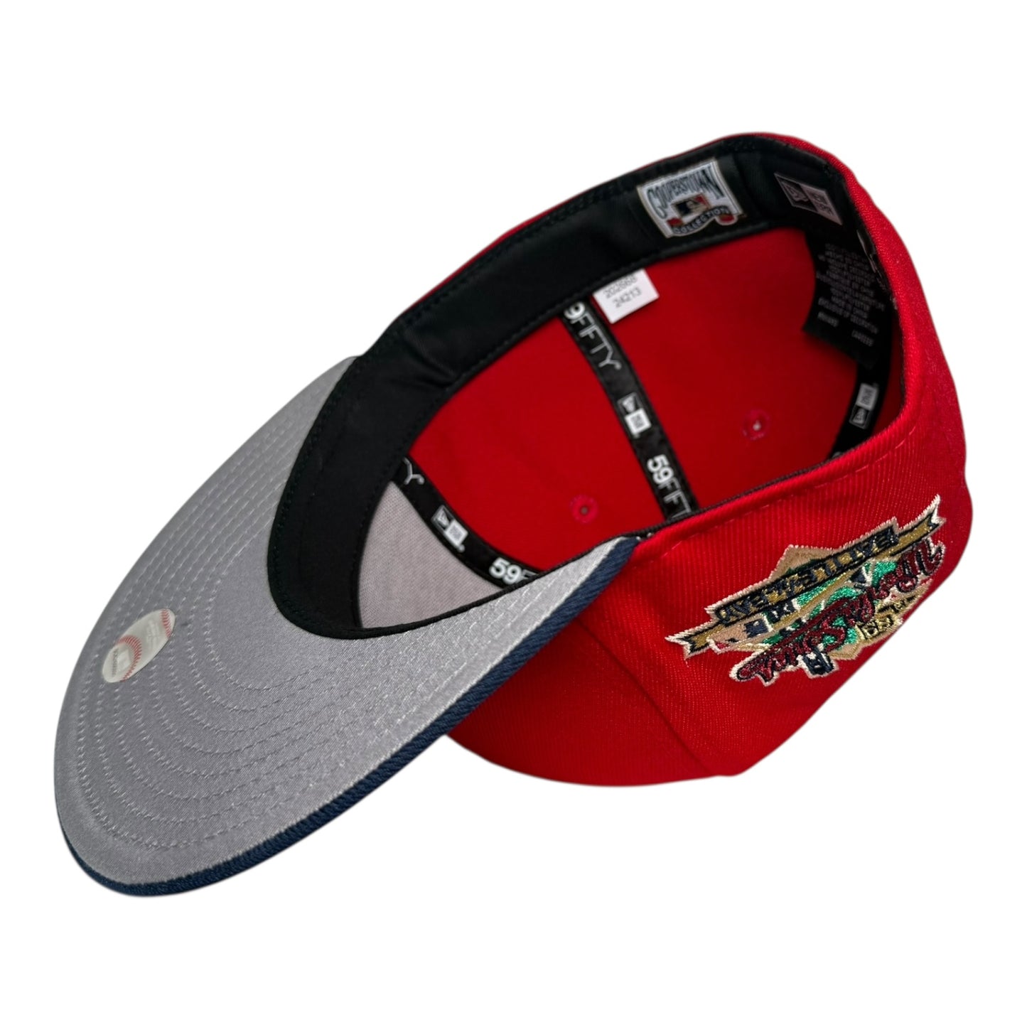 Oakland Athletics 1989 World Series Battle of the Bay Red New Era 59Fifty Fitted Hat