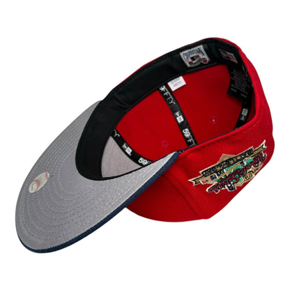 Oakland Athletics 1989 World Series Battle of the Bay Red New Era 59Fifty Fitted Hat