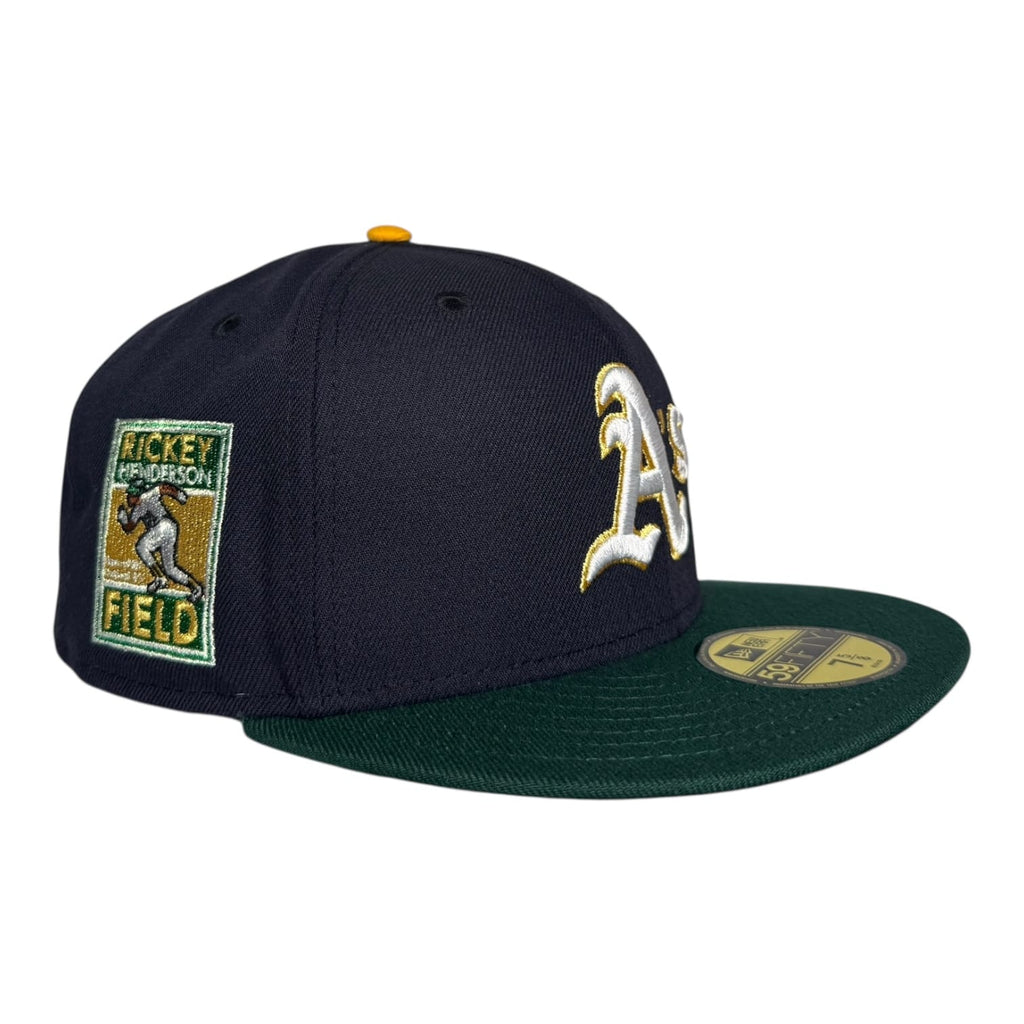 Homegame New York Oakland Athletics Rickey Henderson Field New Era 59Fifty Fitted Hat