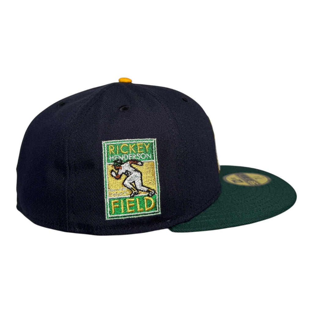 Homegame New York Oakland Athletics Rickey Henderson Field New Era 59Fifty Fitted Hat