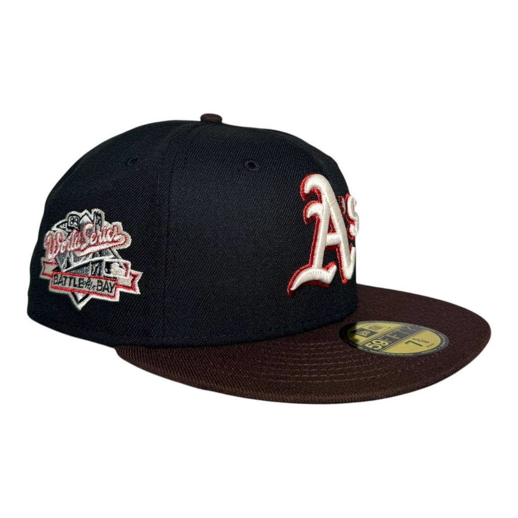 The Hat Wall Oakland Athletics World Series Battle of the Bay New Era 59Fifty Fitted Hat