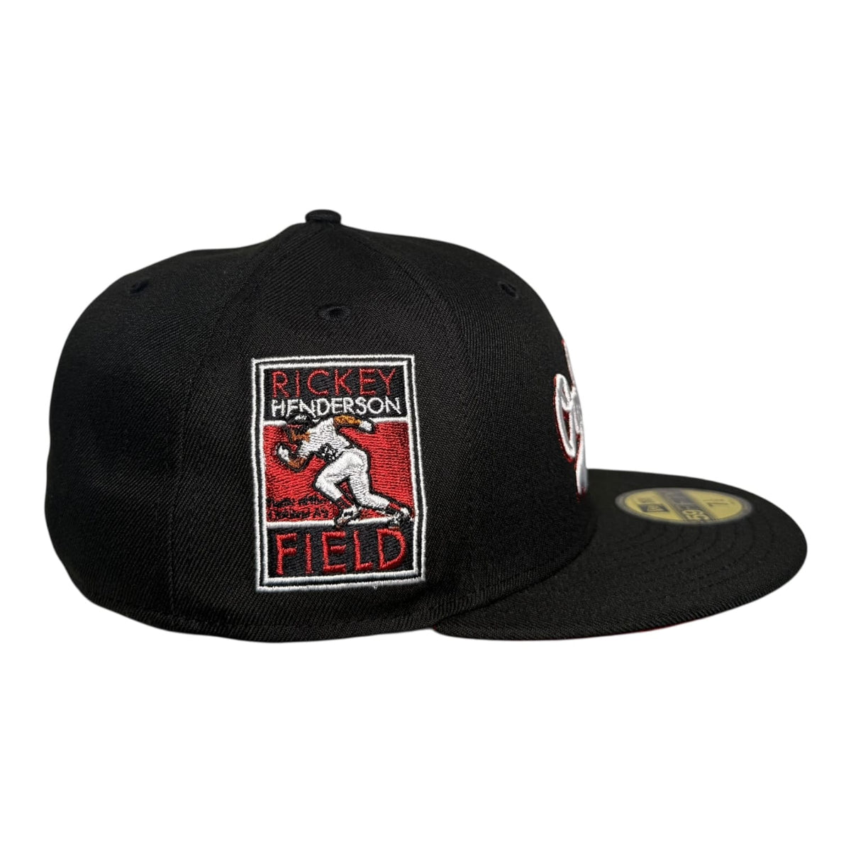 The Hat Wall Oakland Athletics Rickey Henderson Field New Era 59Fifty Fitted Hat