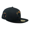 Anaheim Ducks Inaugural Season Black Out Fire Edition New Era 59Fifty Fitted Hat