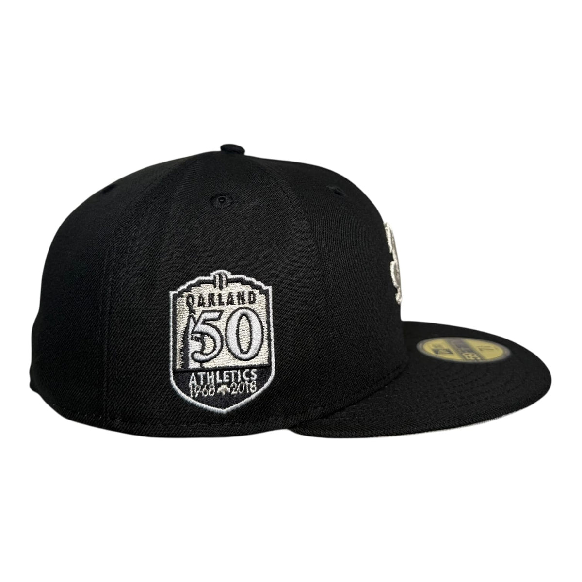 Crown Minded Oakland Athletics Upside Down A's 50 Seasons New Era 59Fifty Fitted Hat