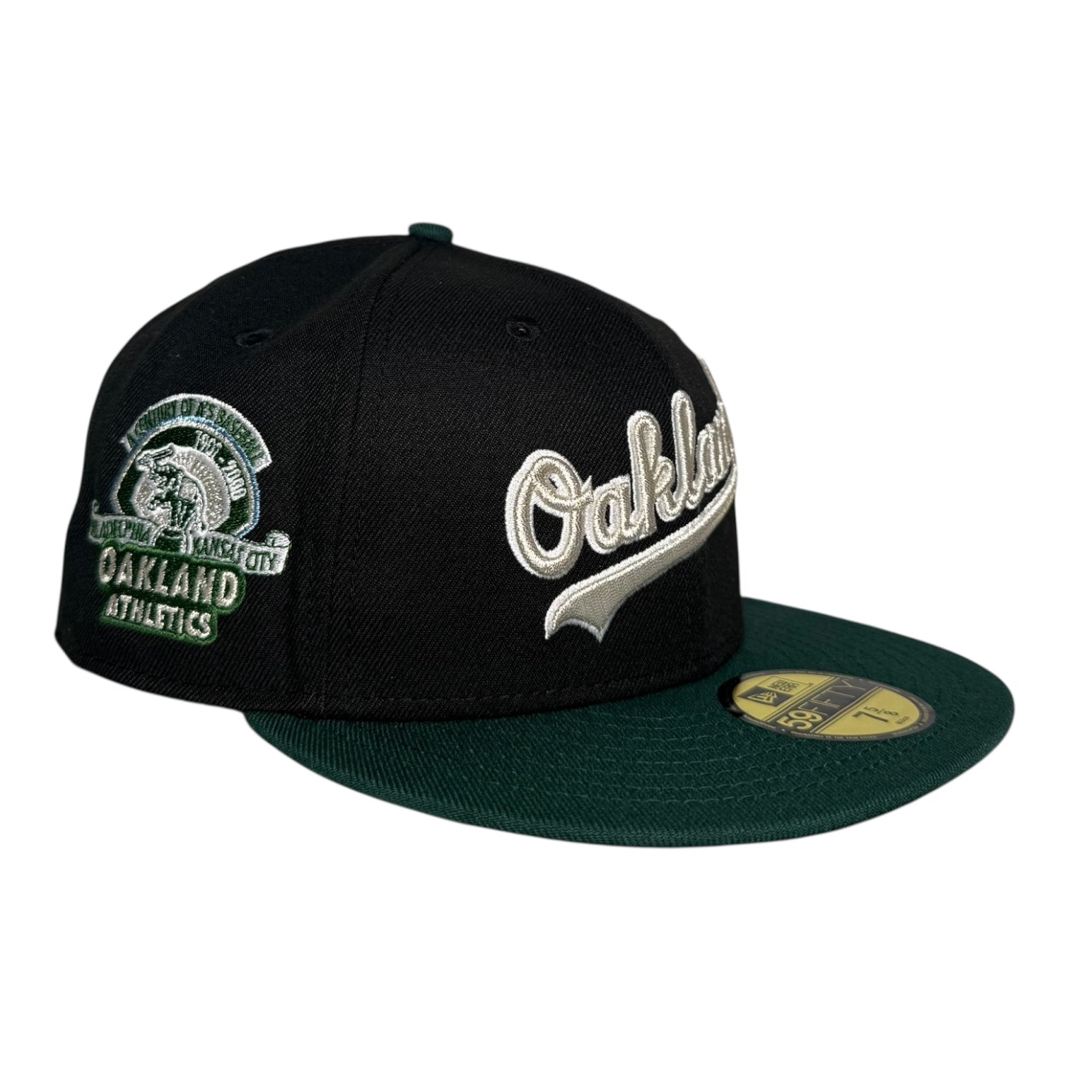 Oakland Athletics A Century of A's Baseball Black Hat Club New Era 59Fifty Fitted Hat