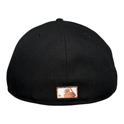Los Angeles Angels 50th Anniversary "Black White Copper" New Era 59Fifty Fitted Hat