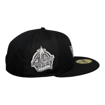 Los Angeles Angels 40th Season Gray Bottom New Era 59Fifty Fitted Hat