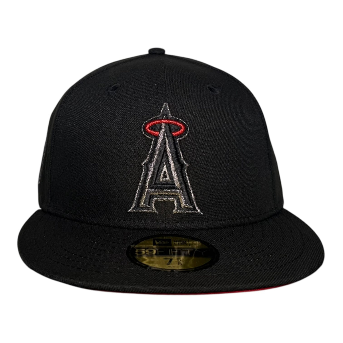 The Hat Wall Los Angeles Angels Metallic Halo 35th Anniversary New Era 59Fifty Fitted Hat