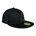 Los Angeles Angels Metallic Halo 35th Anniversary New Era 59Fifty Fitted Hat