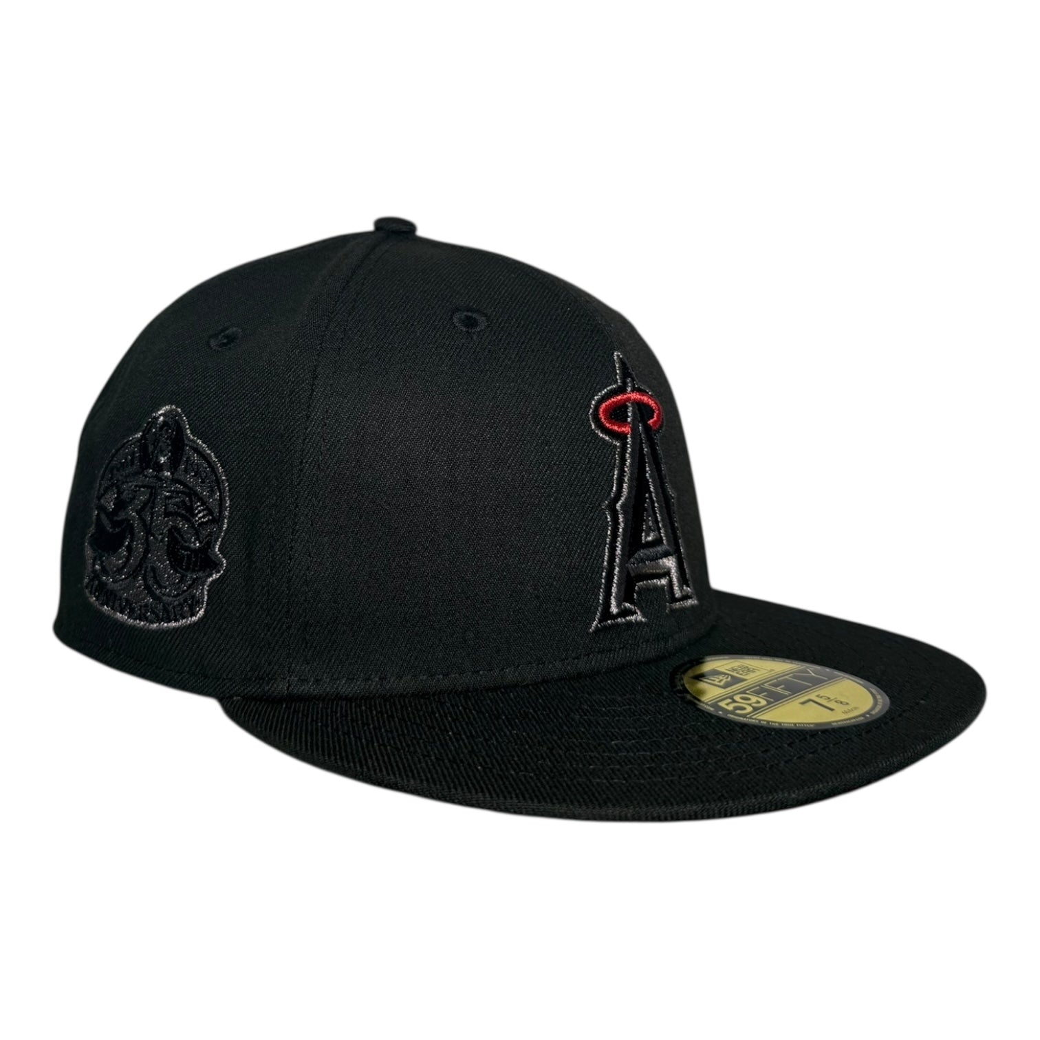 Los Angeles Angels Metallic Halo 35th Anniversary New Era 59Fifty Fitted Hat