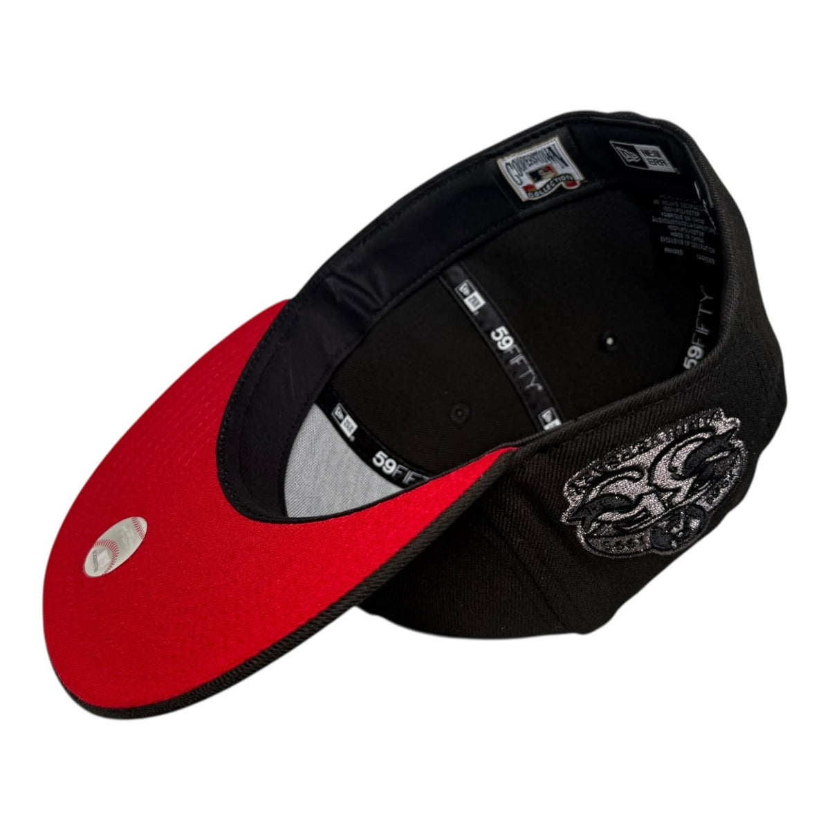 The Hat Wall Los Angeles Angels Metallic Halo 35th Anniversary New Era 59Fifty Fitted Hat