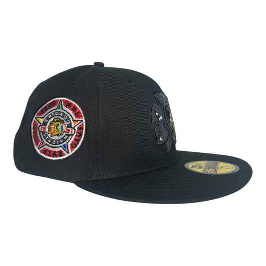 Chicago Blackhawks 1991 All Star Game Patch Hat New Era 59Fifty