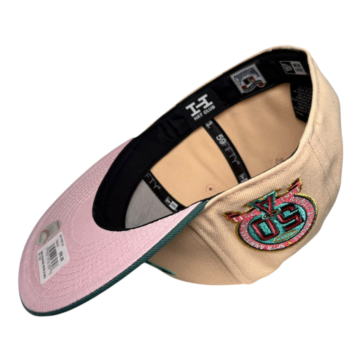 Hat Club Los Angeles Angels 50th Anniversary Valentines Day Pack Hat Club New Era 59Fifty Fitted Hat