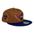 Los Angeles Angels 50th Anniversary Trippy Metallic Tan/Blue Capsule New Era 59Fifty Fitted Hat