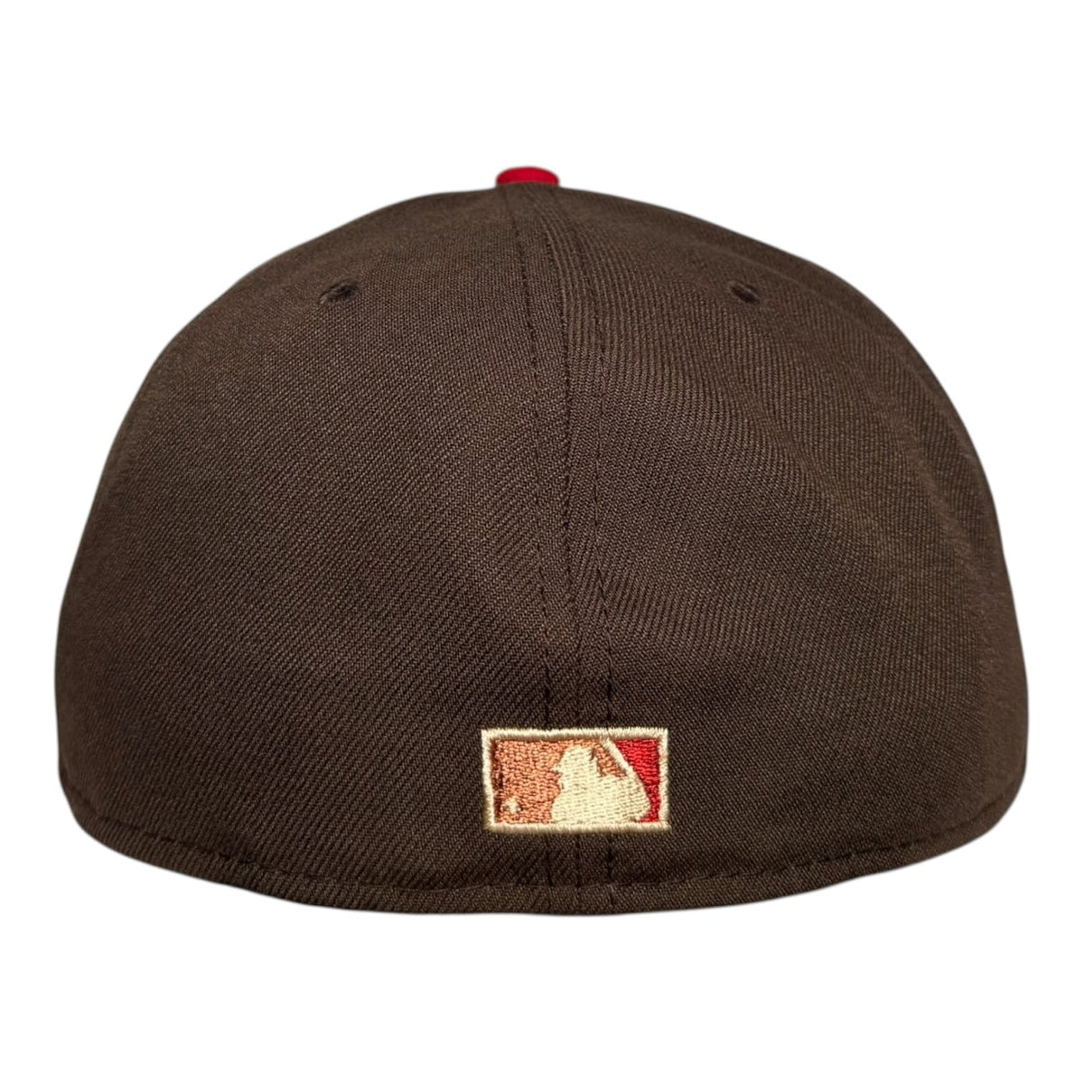 The Hat Wall Los Angeles Angels Dark Gray Brown Angels Baseball Field New Era 59Fifty Fitted Hat