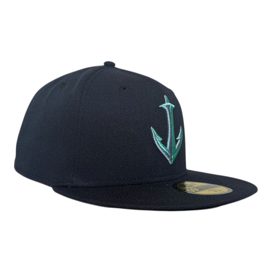 Seattle Kraken Anchor Navy New Era 59Fifty Fitted Hat