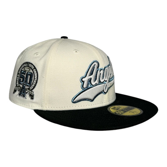 Los Angeles Angels 50th Anniversary "Heaven Has to Wait" New Era 59Fifty Fitted Hat