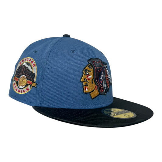 Chicago Blackhawks Indigo New Era 59Fifty Fitted Hat