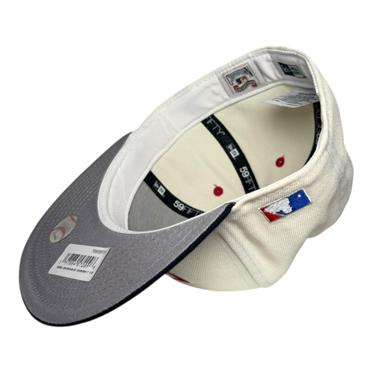 The Hat Wall Los Angeles Angels New Era 59Fifty Fitted Hat Chrome White Black