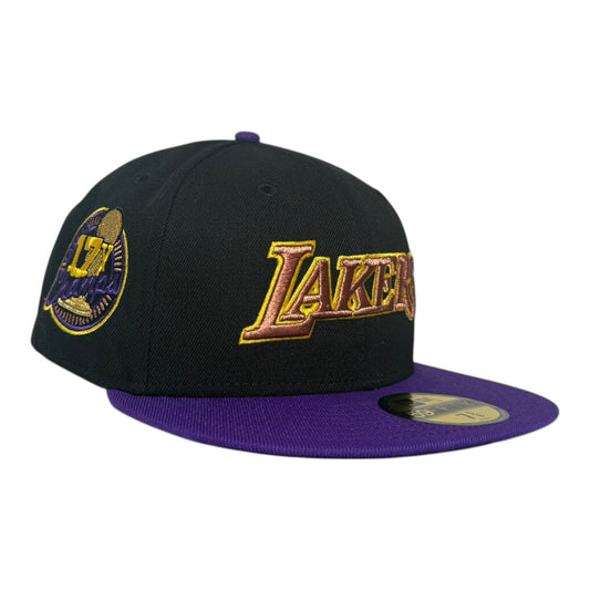 Los Angeles Lakers 17x Champs New Era 59Fifty Fitted Hat