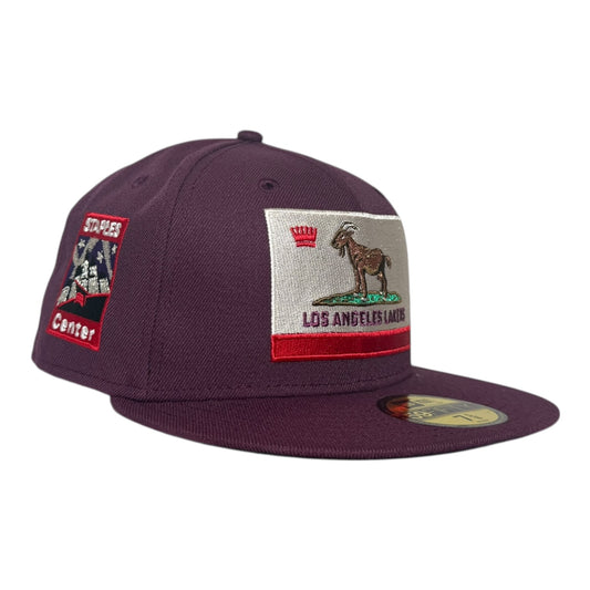 Los Angeles Lakers Staples Center New Era 59Fifty Fitted Hat