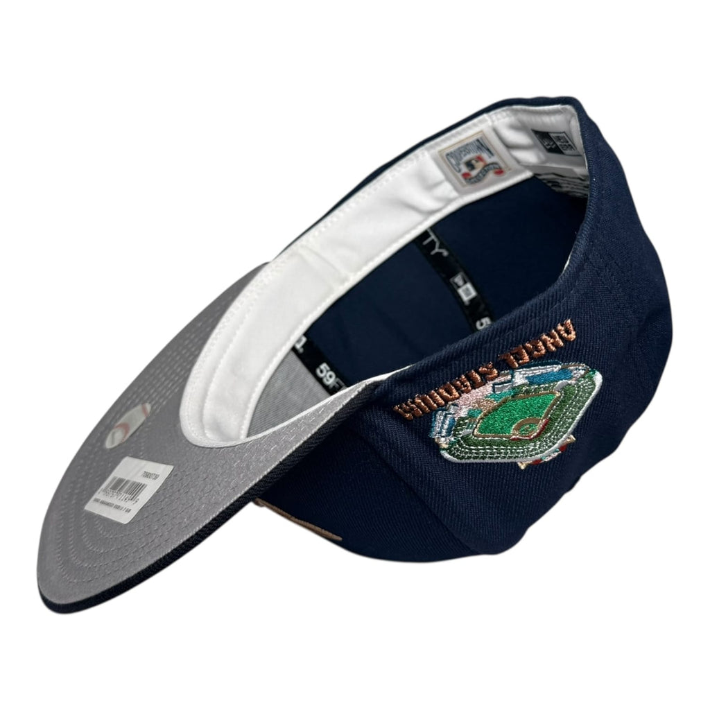 The Hat Wall Los Angeles Angels Oceanside Blue Navy Angel Stadium New Era 59Fifty Fitted Hat
