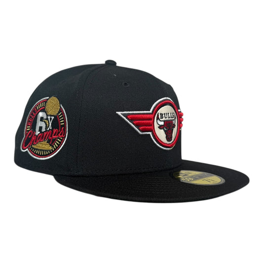 Chicago Bulls Michael Jordan Banned "Flight Badge" New Era 59Fifty Fitted Hat