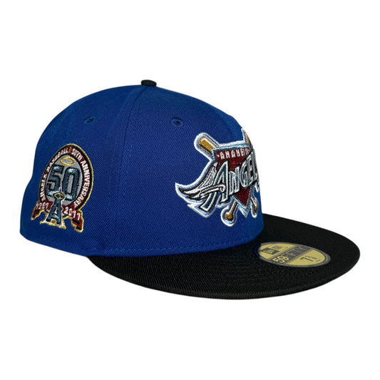 Los Angeles Angels 50th Anniversary Bats Hat Club New Era 59Fifty Fitted Hat