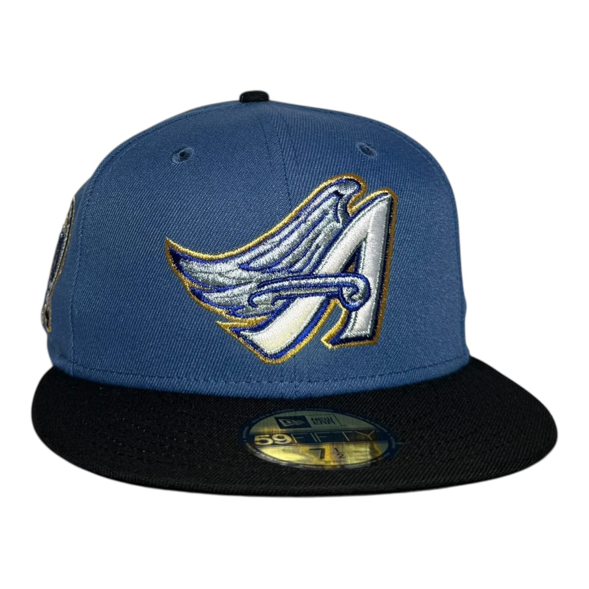 The Hat Wall Los Angeles Angels 50th Anniversary New Era 59Fifty Fitted Hat Indigo