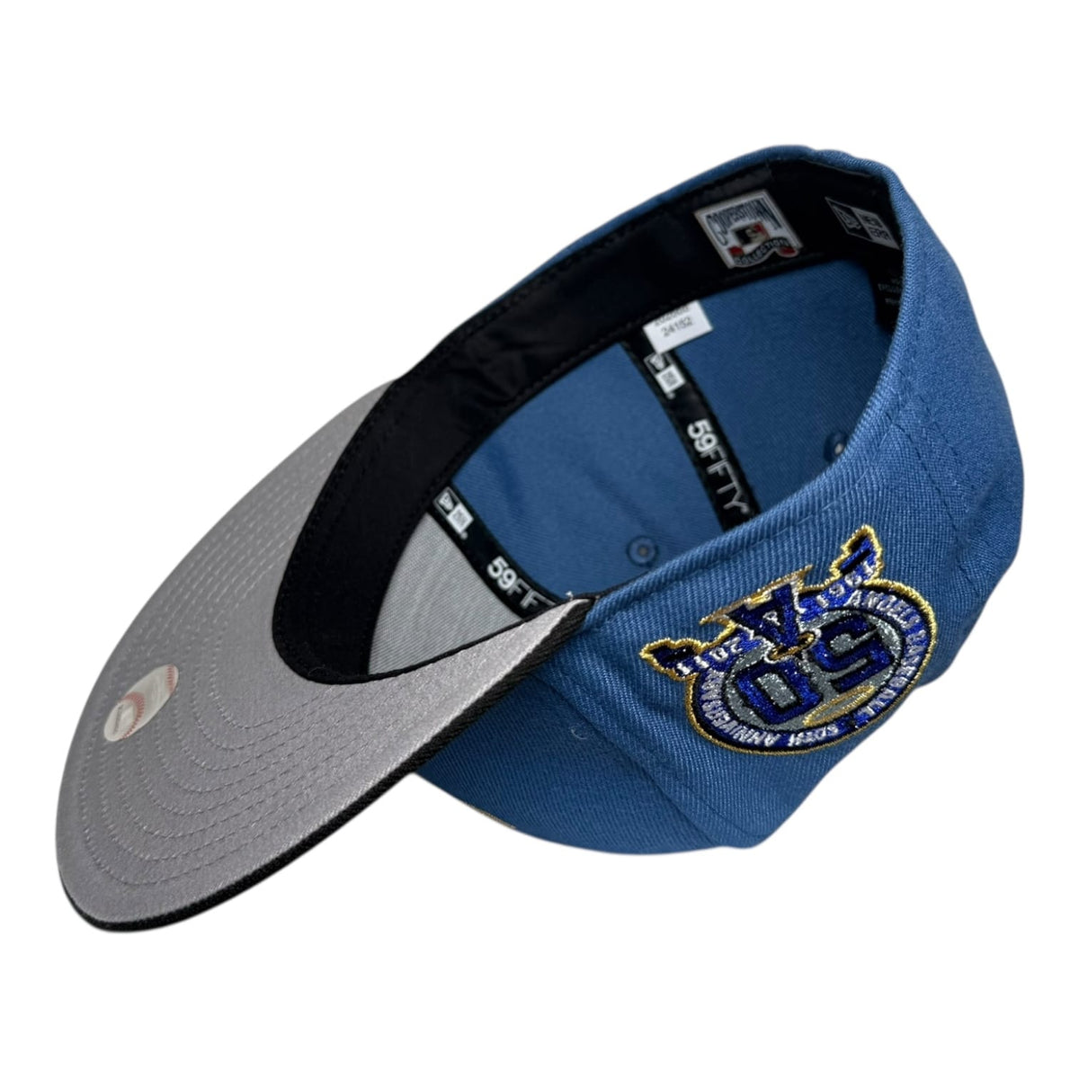 The Hat Wall Los Angeles Angels 50th Anniversary New Era 59Fifty Fitted Hat Indigo
