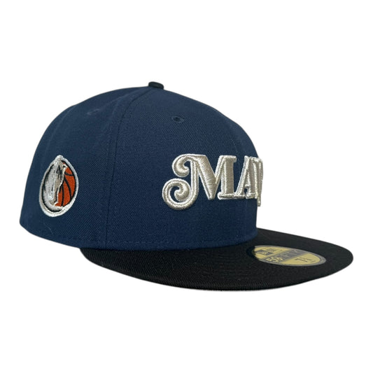Dallas Mavericks Ocean/Black New Era 59Fifty Fitted Hat
