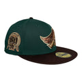 Los Angeles Angels 50th Anniversary Dark Green Bronze New Era 59Fifty Fitted Hat