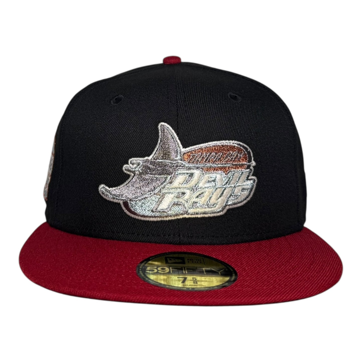 Tampa Bay Rays Tropicana Stadium Patch Black/Red New Era 59Fifty Fitted Hat