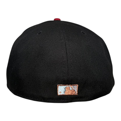 Tampa Bay Rays Tropicana Stadium Patch Black/Red New Era 59Fifty Fitted Hat