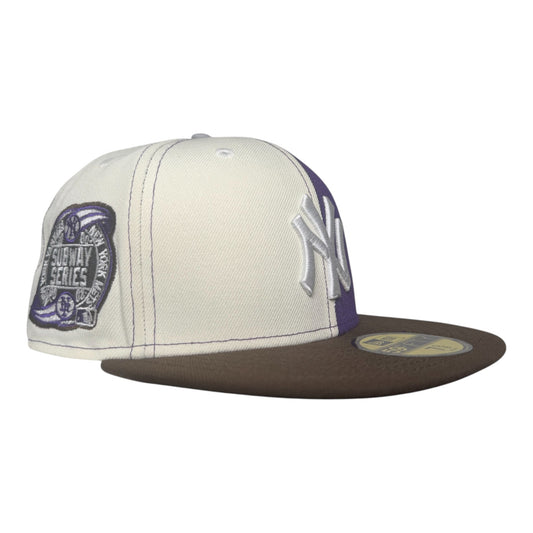 New York Yankees "🏔️ The Split 🏔️" 2000 Subway Series Chrome New Era 59Fifty Fitted Hat