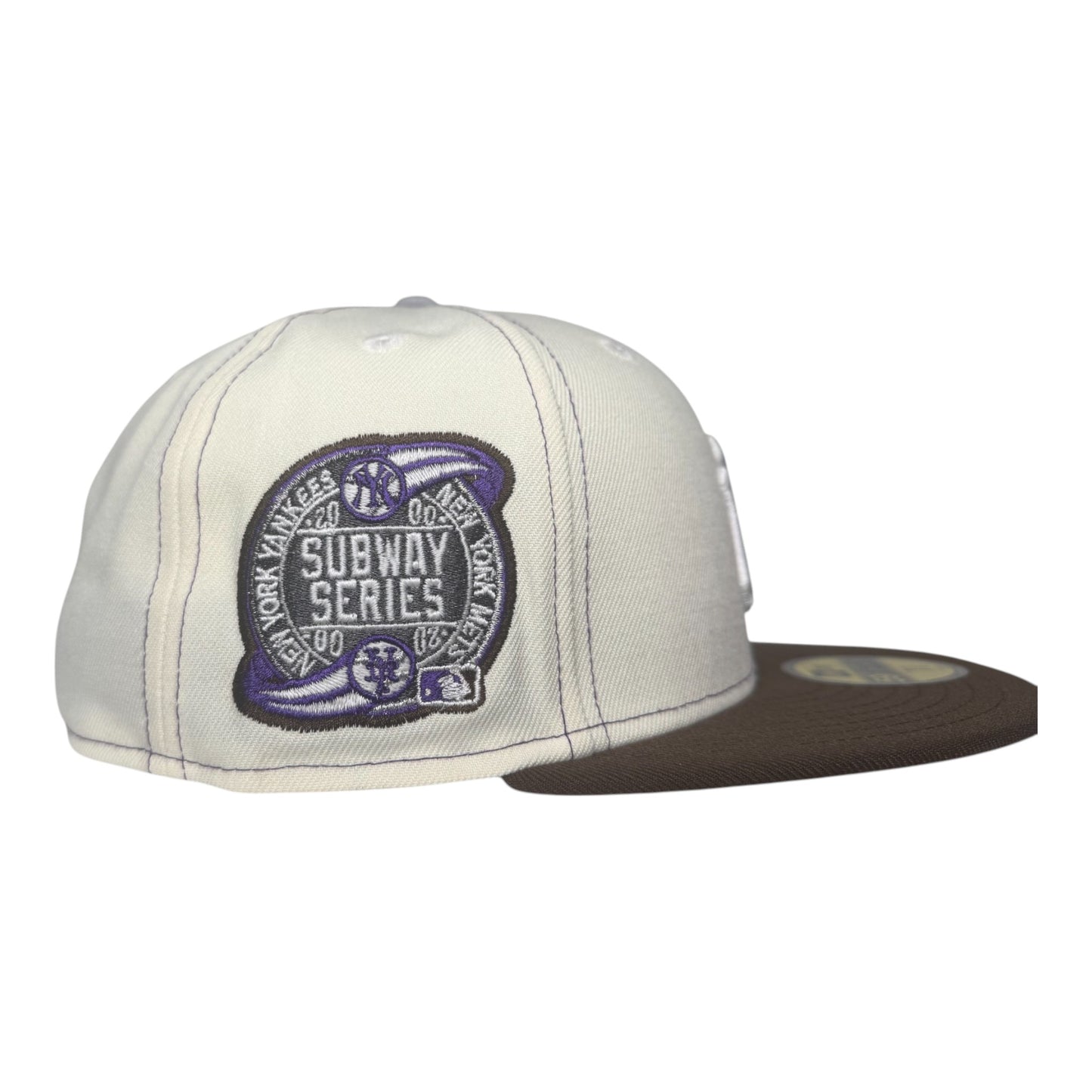 New York Yankees "🏔️ The Split 🏔️" 2000 Subway Series Chrome New Era 59Fifty Fitted Hat