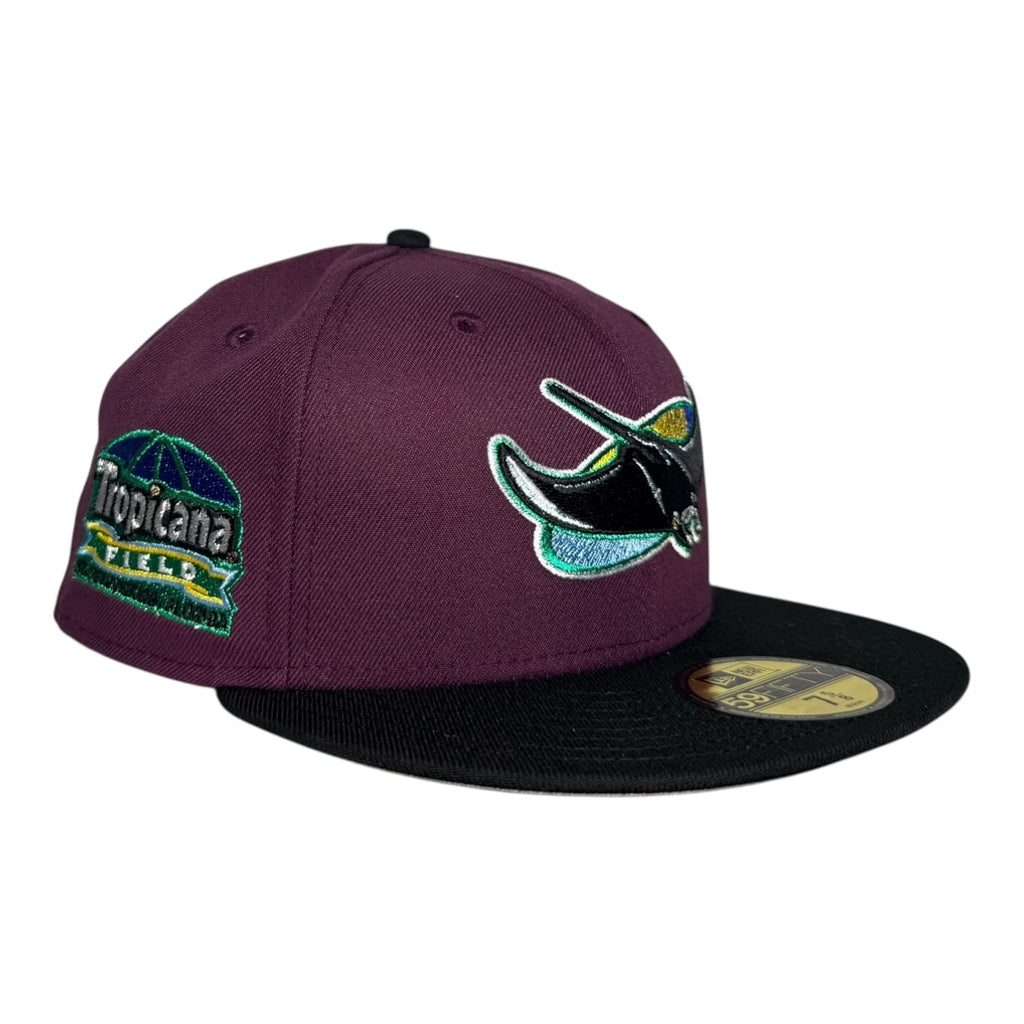 The Hat Wall Tampa Bay Rays Tropicana Stadium New Era 59Fifty Fitted Hat