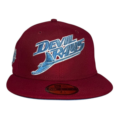 Tampa Bay Rays 1998 Inaugural Season New Era 59Fifty Fitted Hat Airforce Blue
