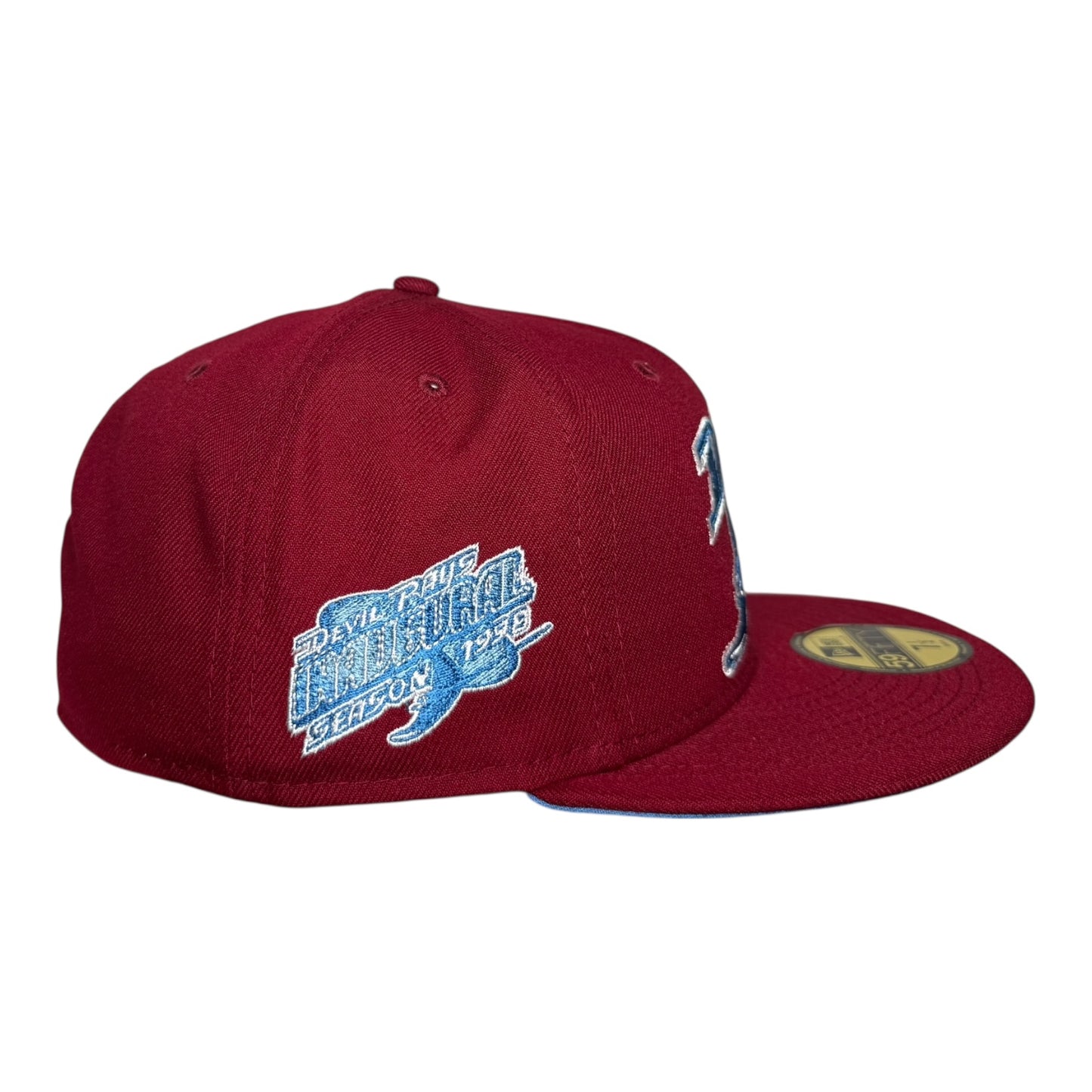 Tampa Bay Rays 1998 Inaugural Season New Era 59Fifty Fitted Hat Airforce Blue