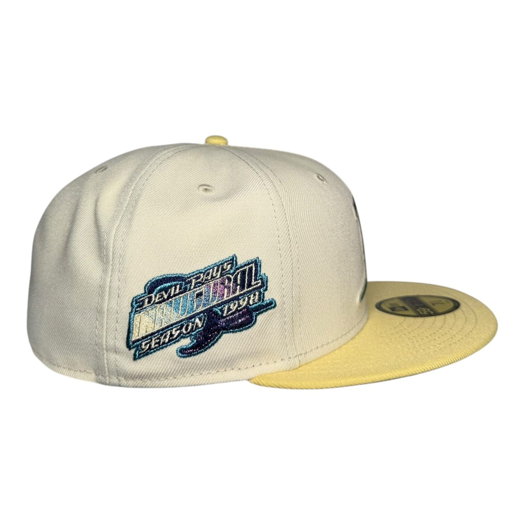The Hat Wall Tampa Bay Rays 1998 Inaugural Season New Era 59Fifty Fitted Hat Yellow