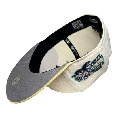 Tampa Bay Rays 1998 Inaugural Season New Era 59Fifty Fitted Hat Yellow