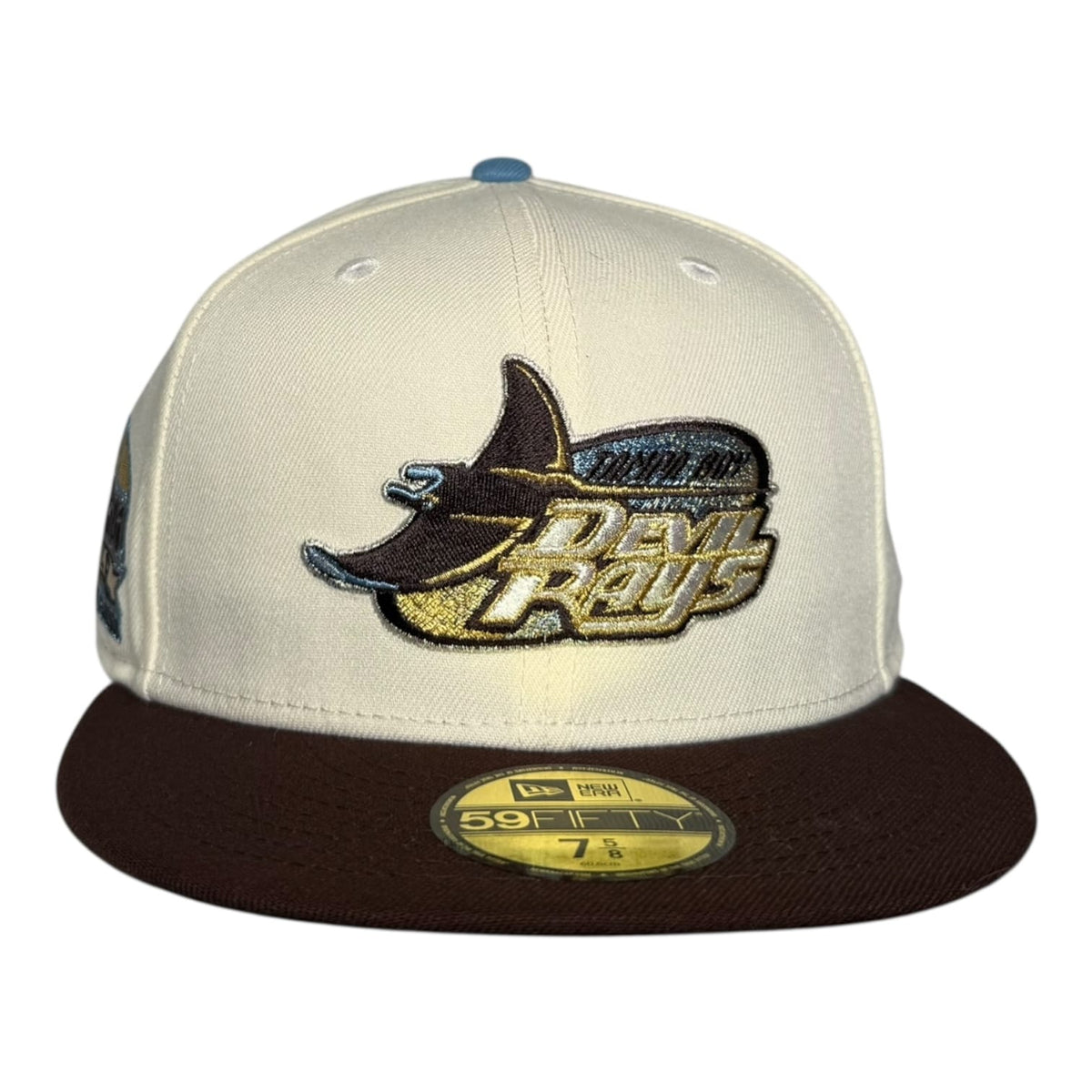The Hat Wall Tampa Bay Rays Tropicana Field New Era 59Fifty Fitted Hat Brown