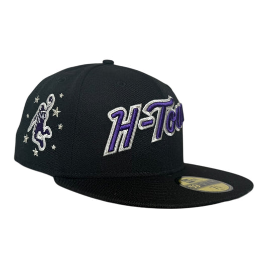 Houston Rockets "Purple Stuff Spaceman" New Era 59Fifty Fitted Hat