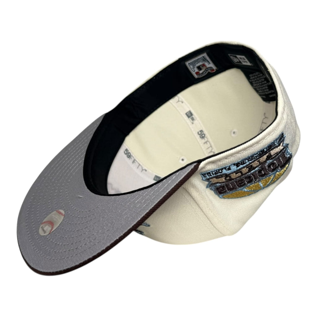 The Hat Wall Tampa Bay Rays Tropicana Field New Era 59Fifty Fitted Hat Brown