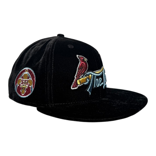St. Louis Cardinals City Connect Velvet Throwback Edition New Era 59Fifty Fitted Cap