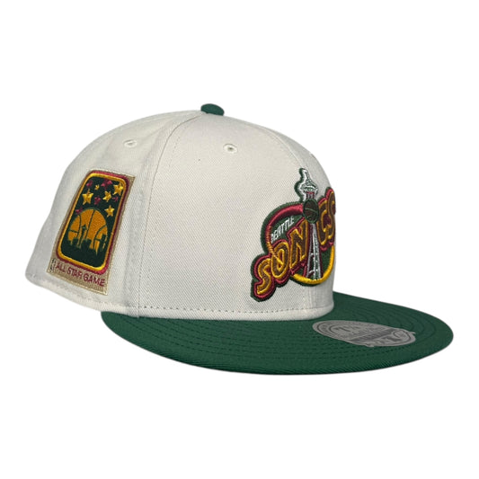 Seattle Supersonics Hat Club Exclusive Mitchell & Ness Fitted Hat