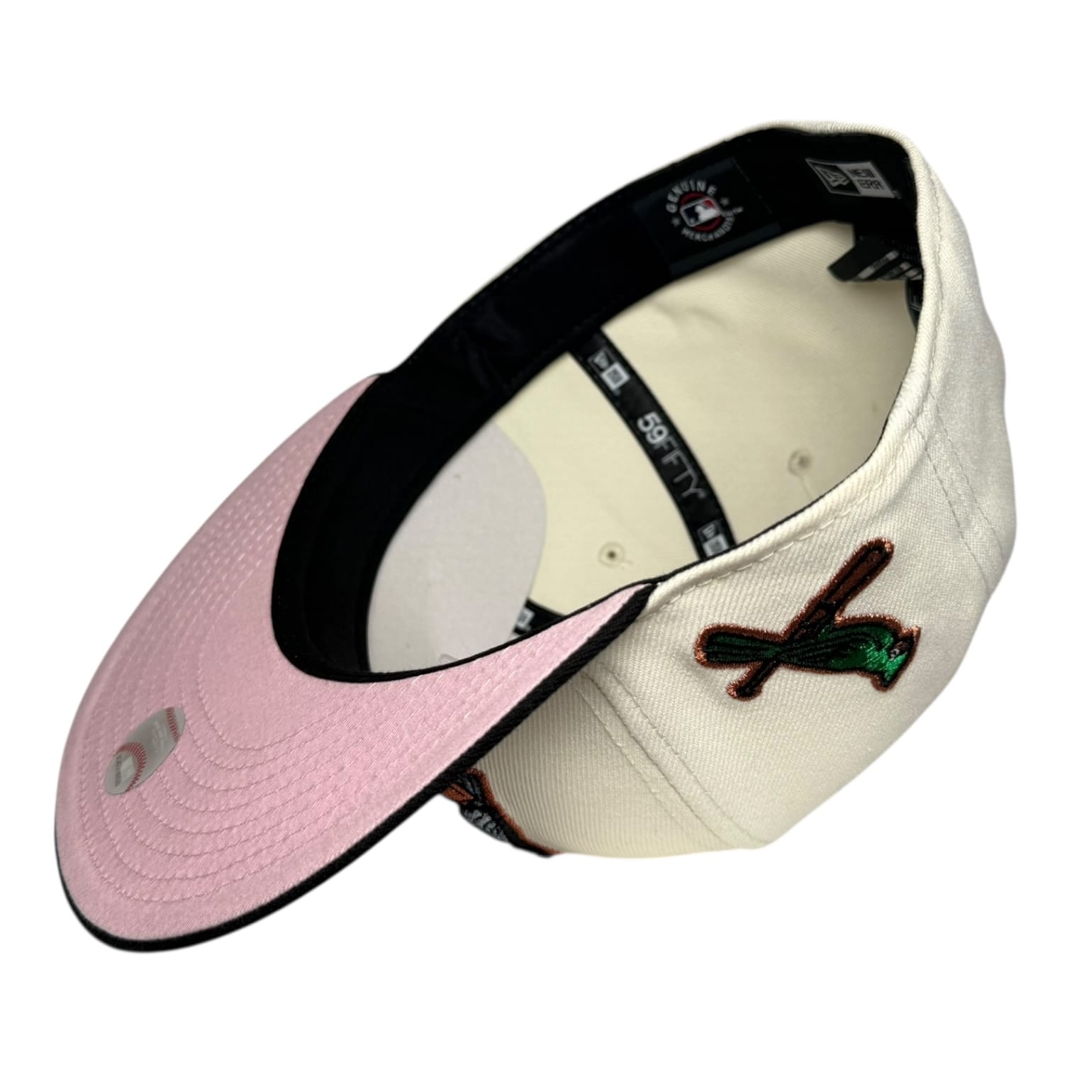 The Hat Wall St. Louis Cardinals "Cardinal" Side Patch Pink UV New Era 59Fifty Fitted Hat