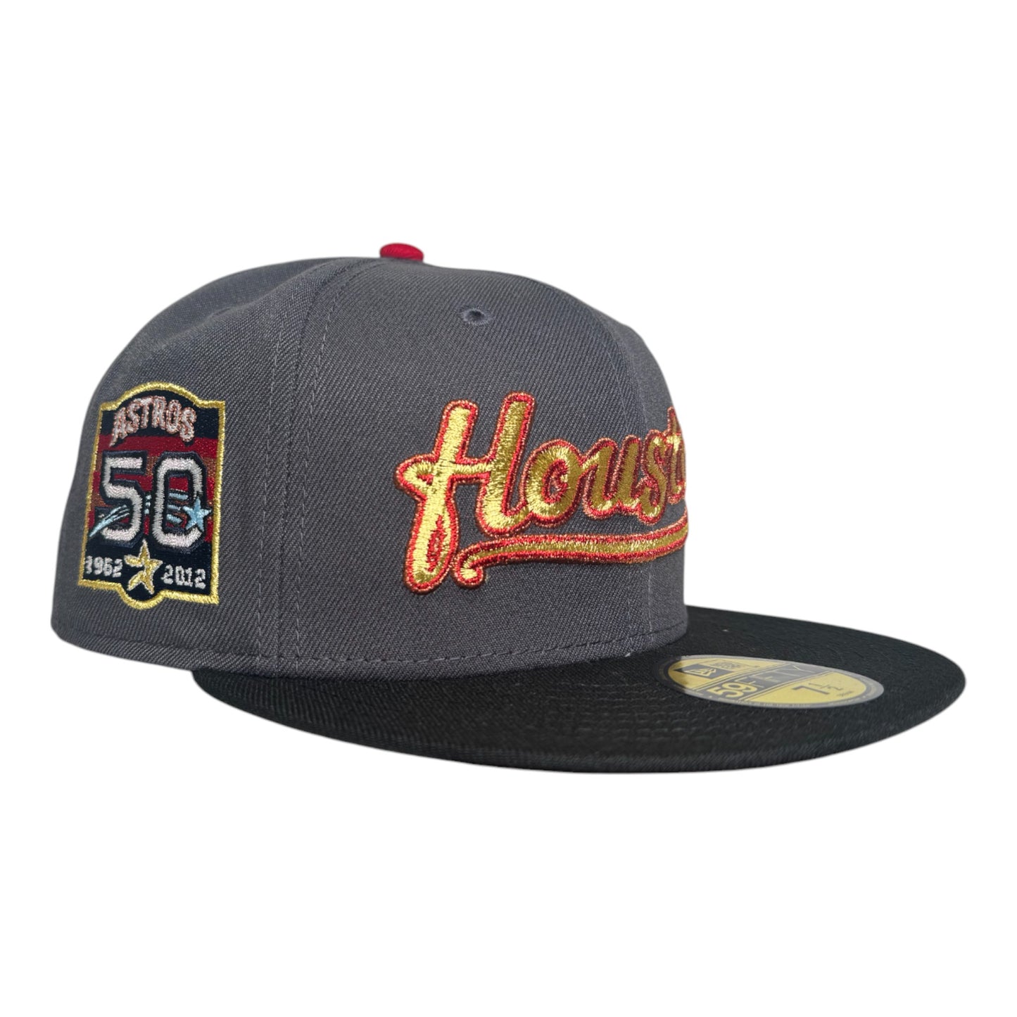 F 150 Goose 50 Year Gray Black Rushmore Houston Astros New Era Hat 5950 Fitted