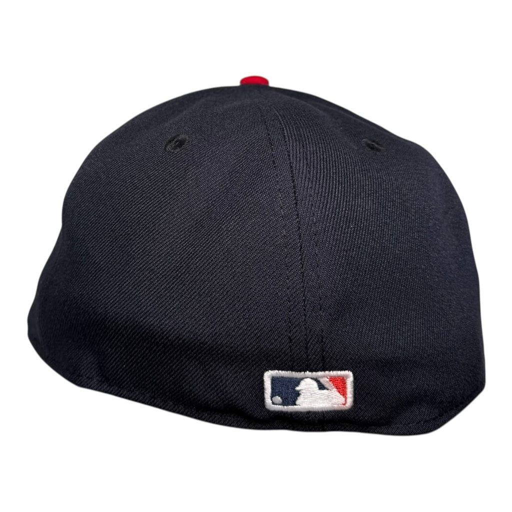 The Hat Wall St. Louis Cardinals STL Patch Navy Scarlet Red New Era 59Fifty Fitted Hat